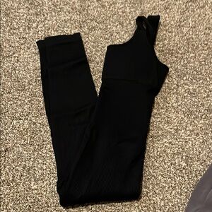 Women's Black One-Shoulder Jumpsuit